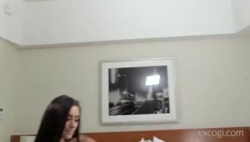 Amateur indian teen fucks a big cock for fresh cum