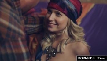 Two hot huge boobs women fucked on turns with nasty dude